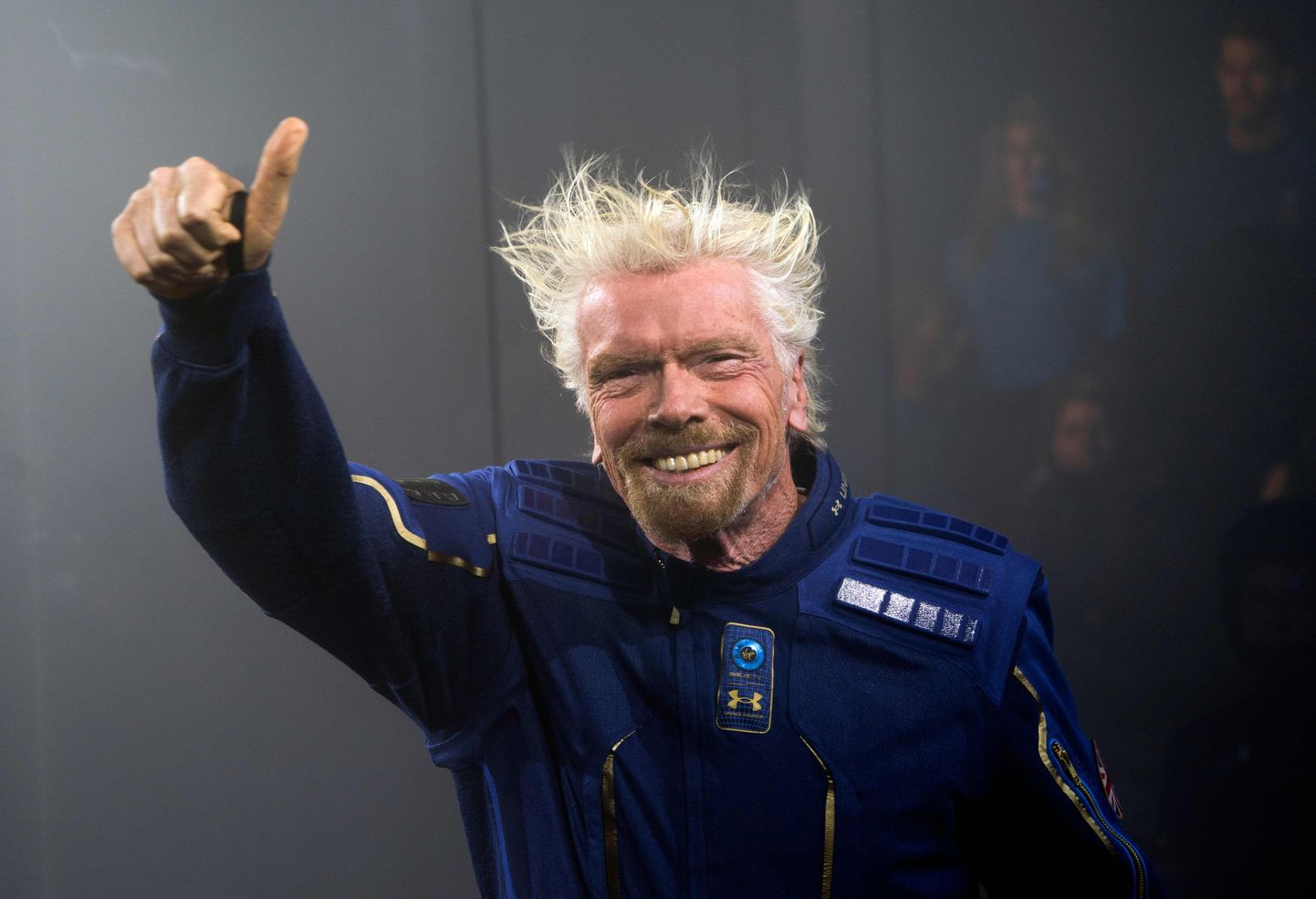 Virgin Galacticu asutaja Sir Richard Branson.
