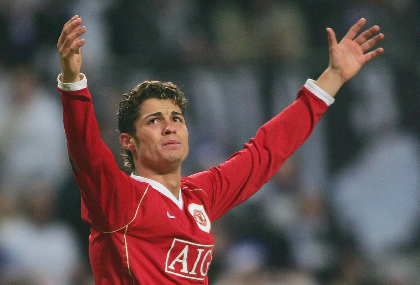 Cristiano Ronaldo Manchester Unitedi särgis.
