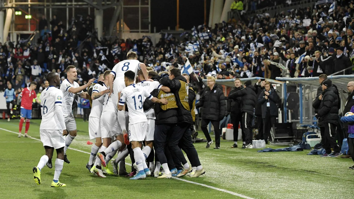 Tehtud! 15. november 2019 kirjutatakse suurte tähtedega Soome spordilukku. FOTO: Markku Ulander/afp