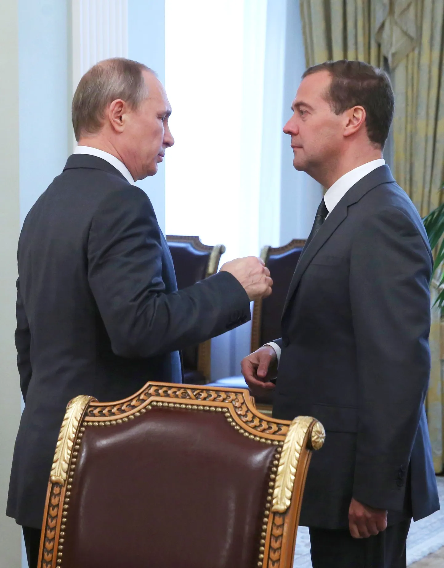 Владимир Путин и Дмитрий Медведев.