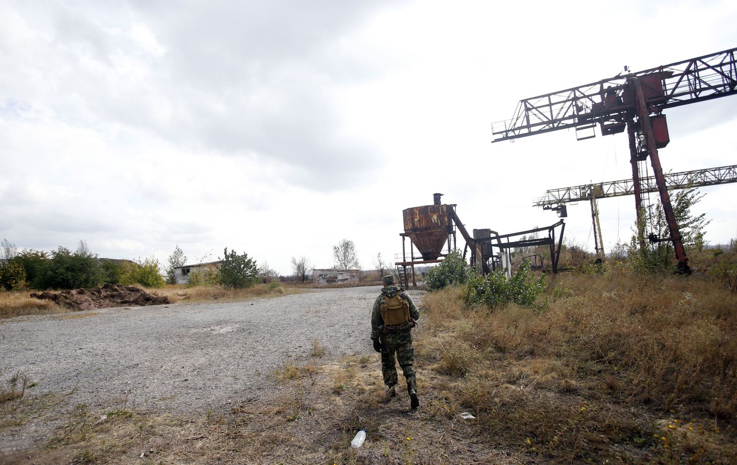 Terrorist valvab massihauda Nižnja Krinka külas asuva kaevanduse juures.