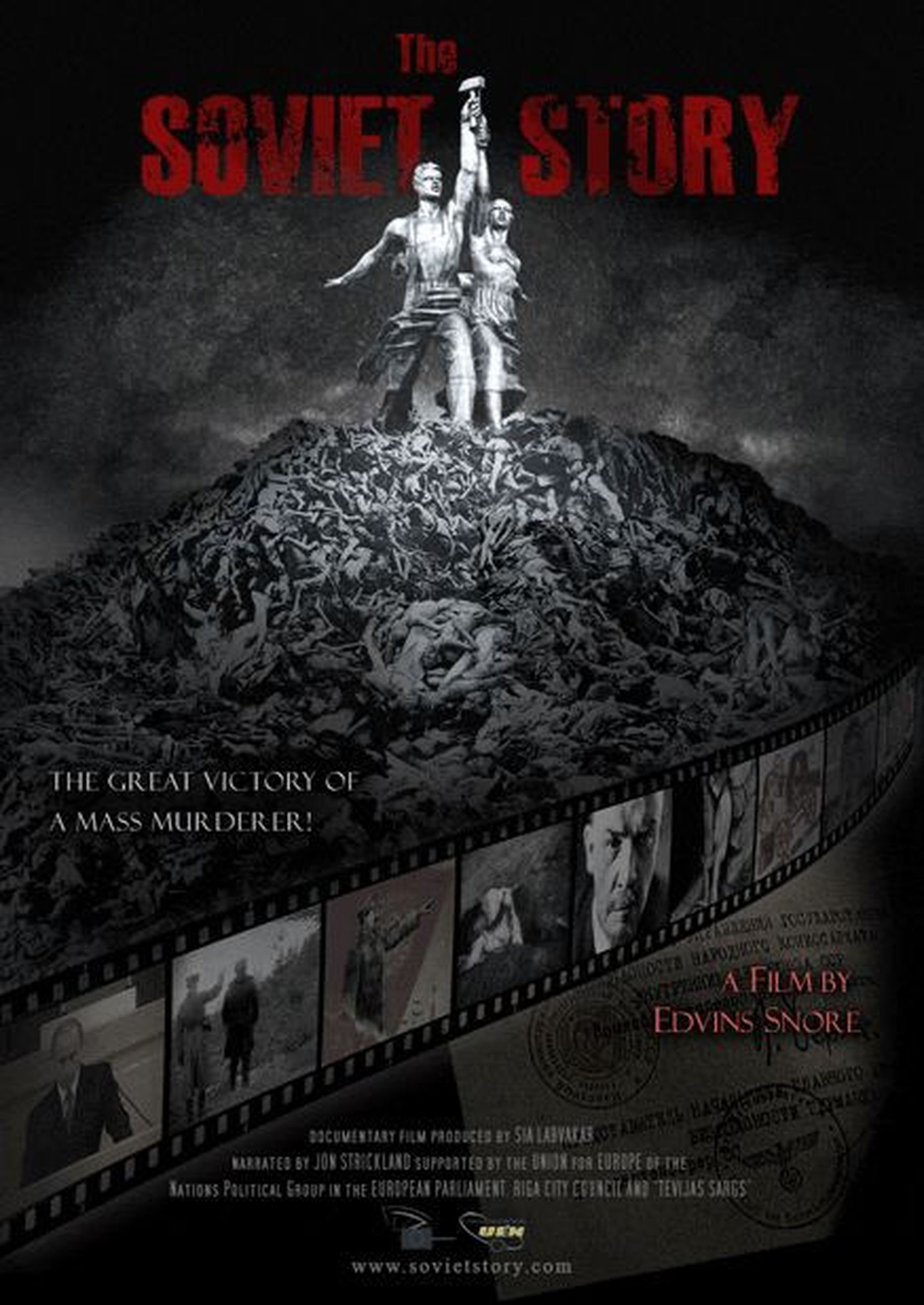 Läti dokumentaalfilmi «The Soviet Stroy» plakat.