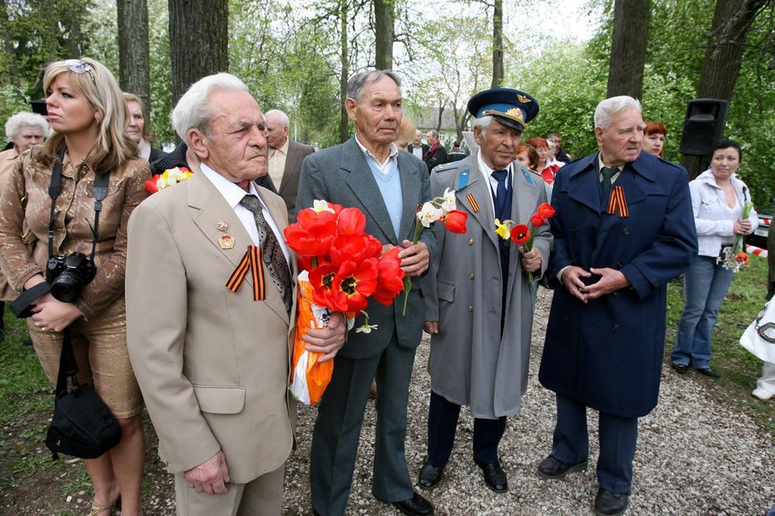 Ветераны Второй мировой войны.