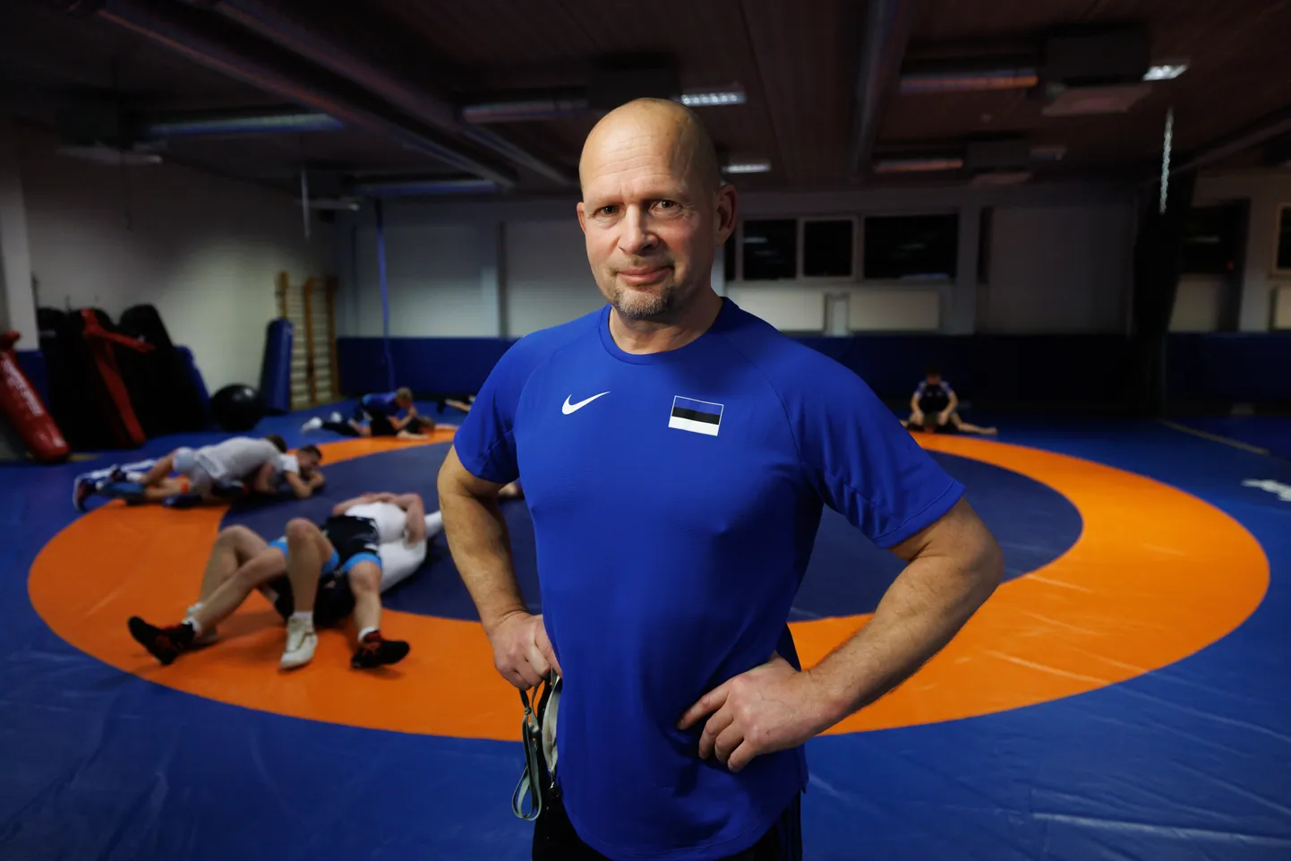 Eesti Kreeka-Rooma maadluse täiskasvanute koondise uus peatreener, soomlane Juha Lappalainen.