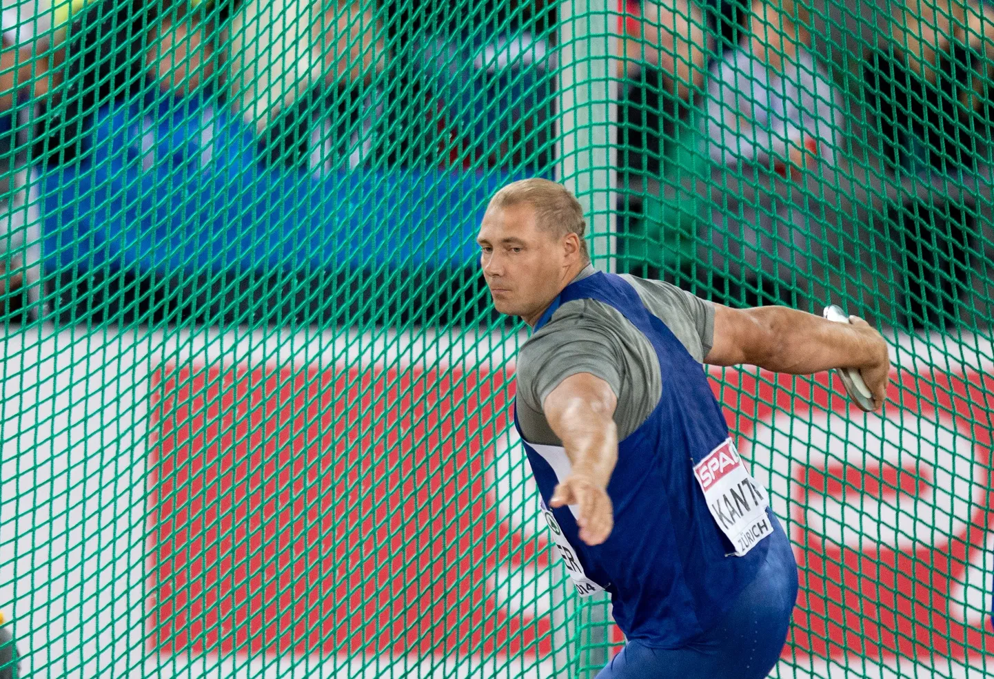 Gerd Kanter võitis Zürichis toimuval kergejõustiku EMil kettaheites hõbemedali.
