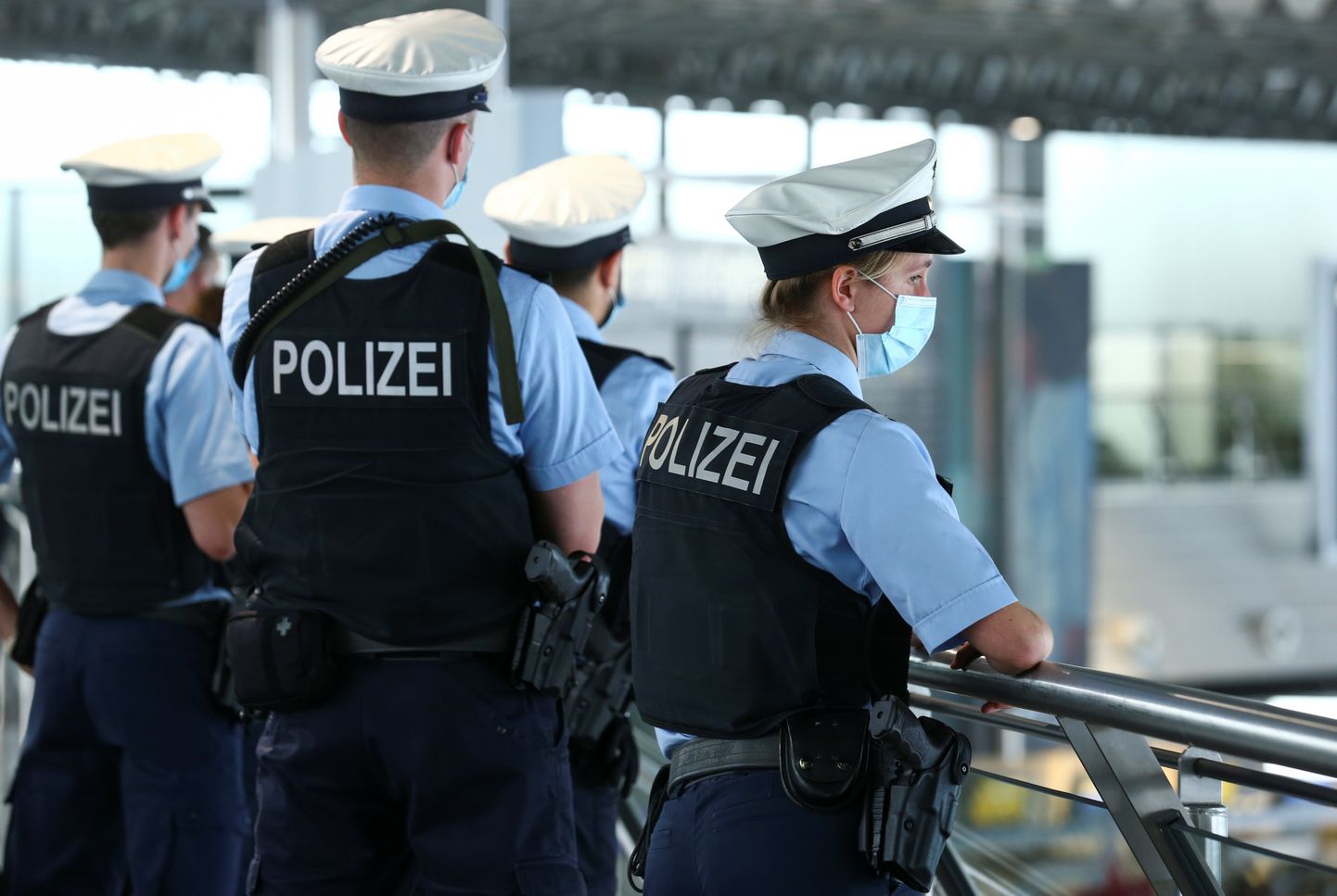 Saksamaa Frankfurdi politsei. PIlt on illustreeriv