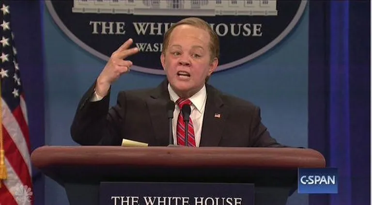 «Saturday Night Live». Melissa McCarthy Sean Spicerina