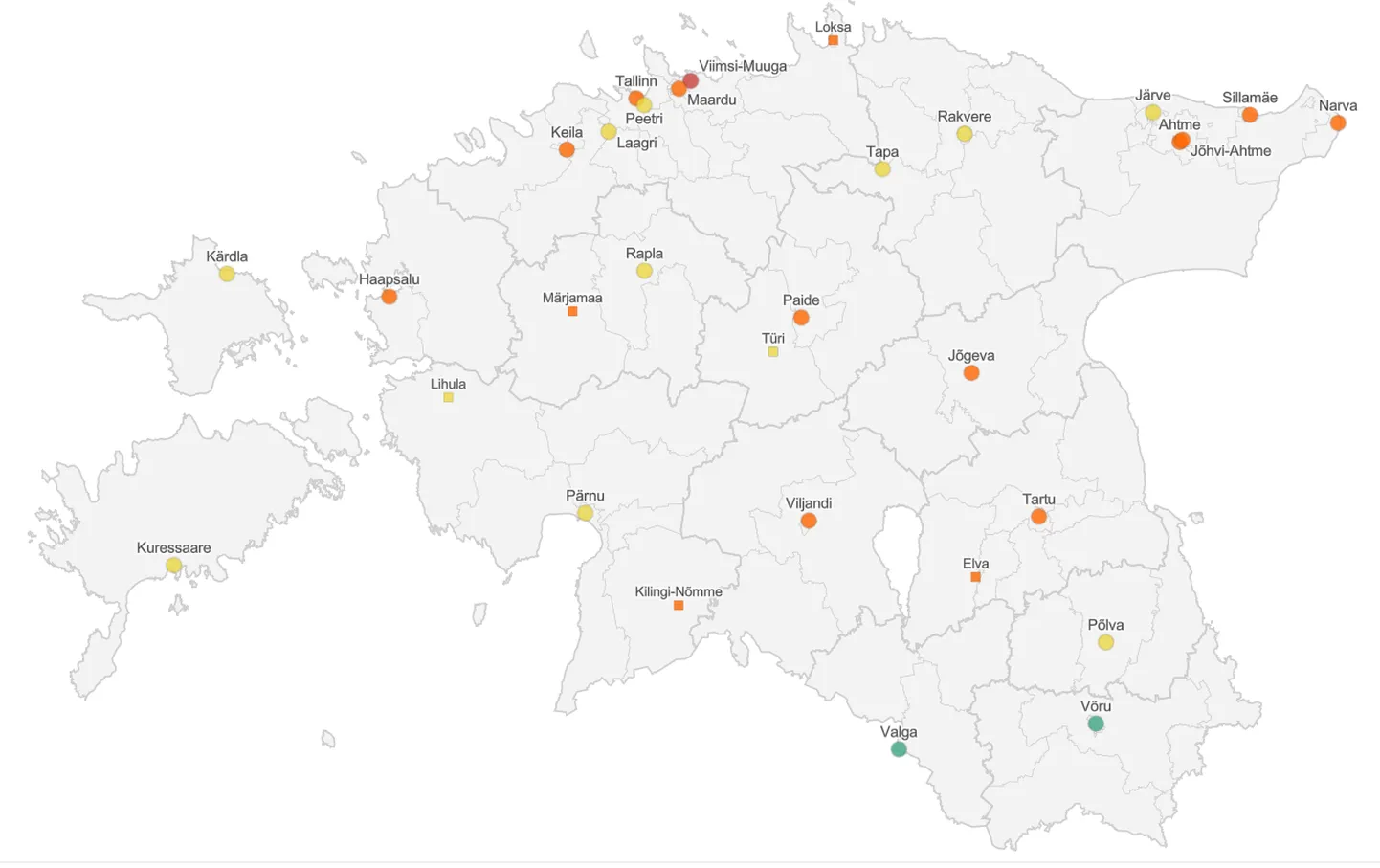 Terviseameti reoveeuuringu tulemused näitavad, et koroonaviiruse kogus on võrreldes eelmise nädalaga langenud väga kõrgelt tasemelt pisut madalamale.