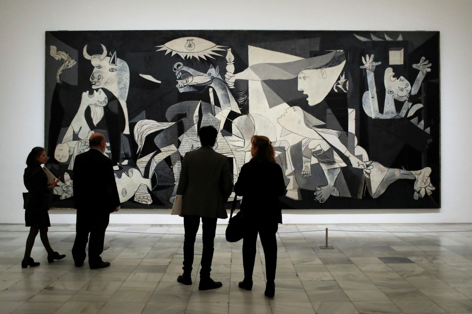 Pablo Picasso «Guernica» Madridis kuninganna Sofia muuseumis.