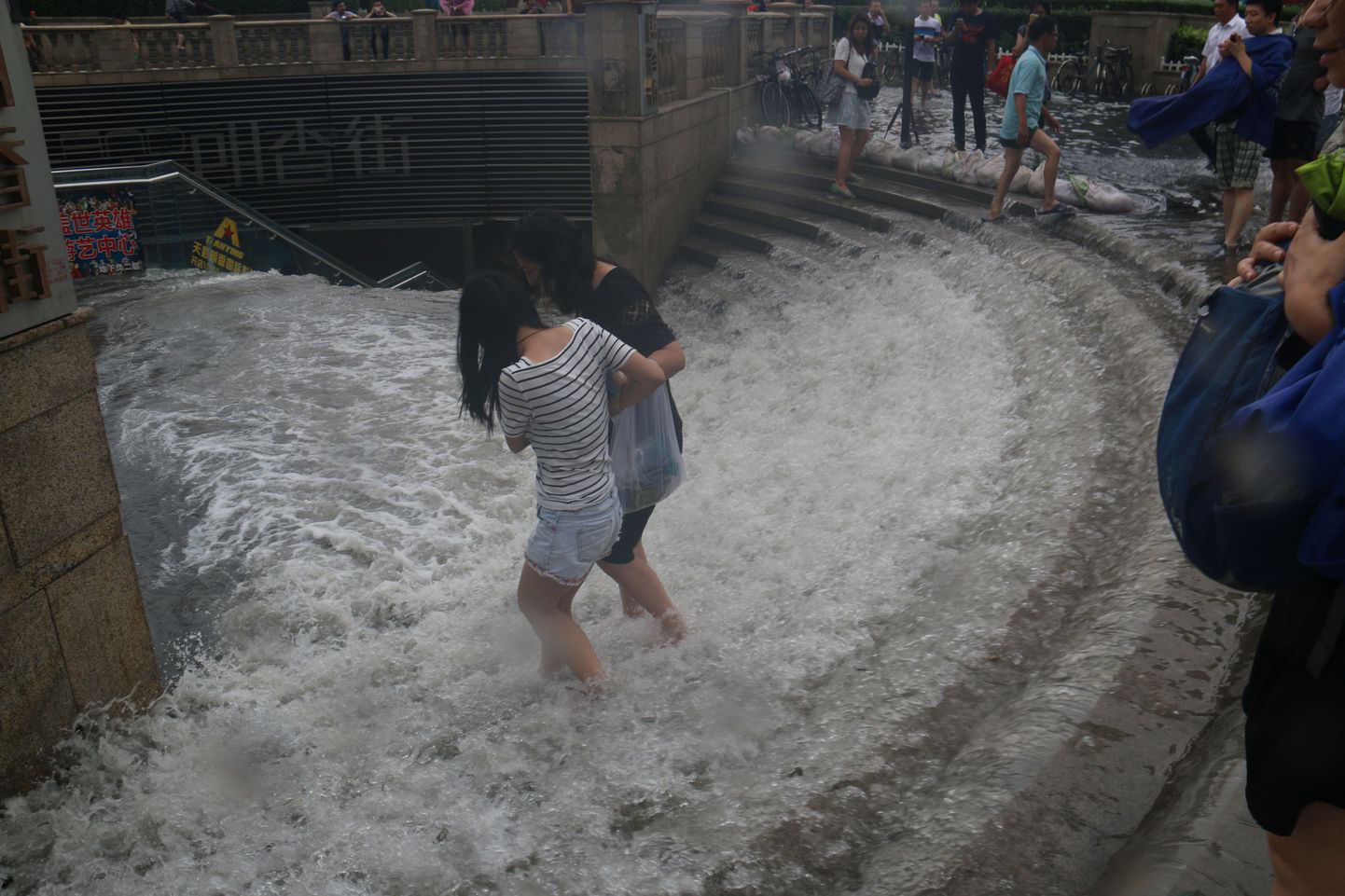 Наводнение в Китае.