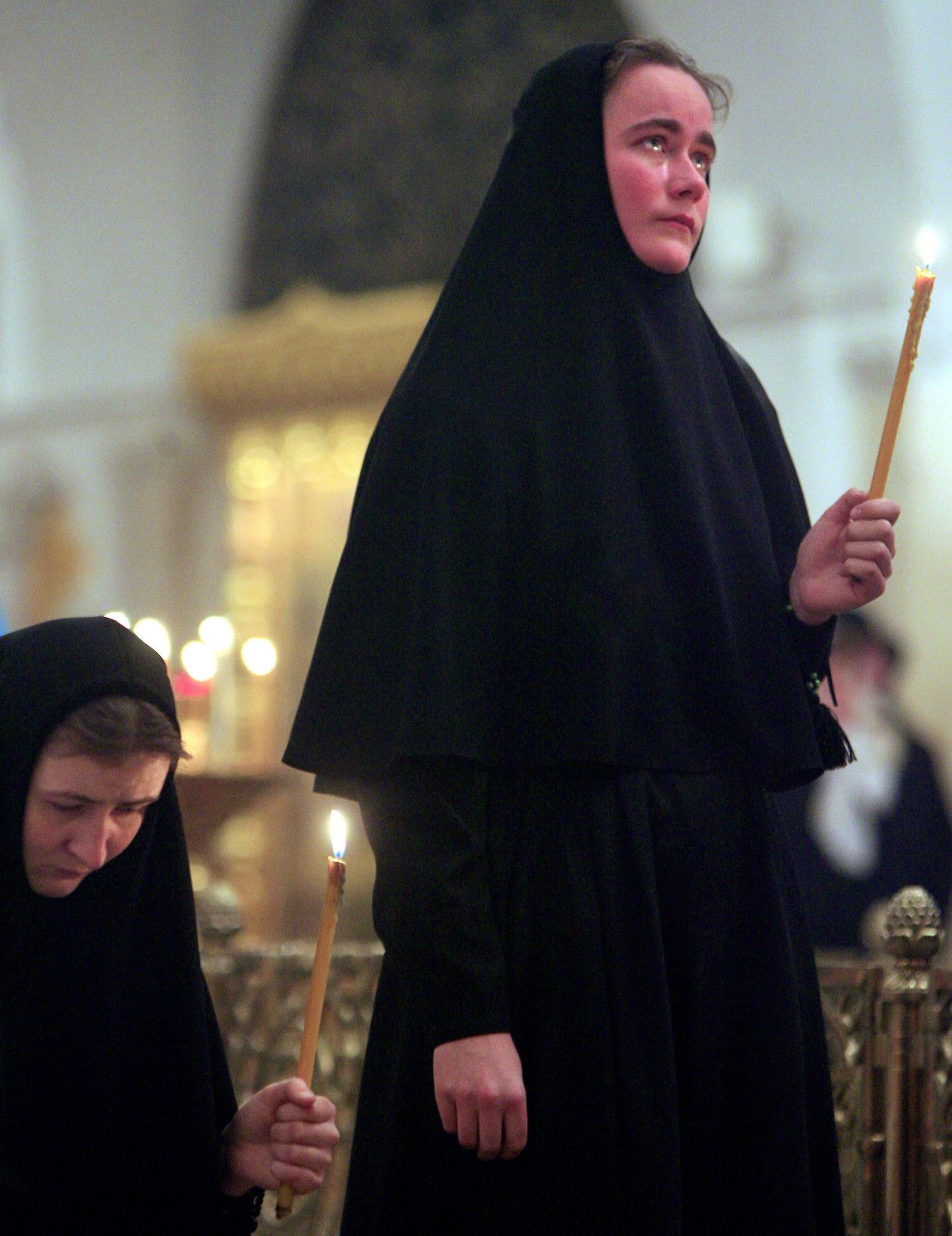 Nunn mälestamas lahkunud patriarhi ühes Moskva kirikus.