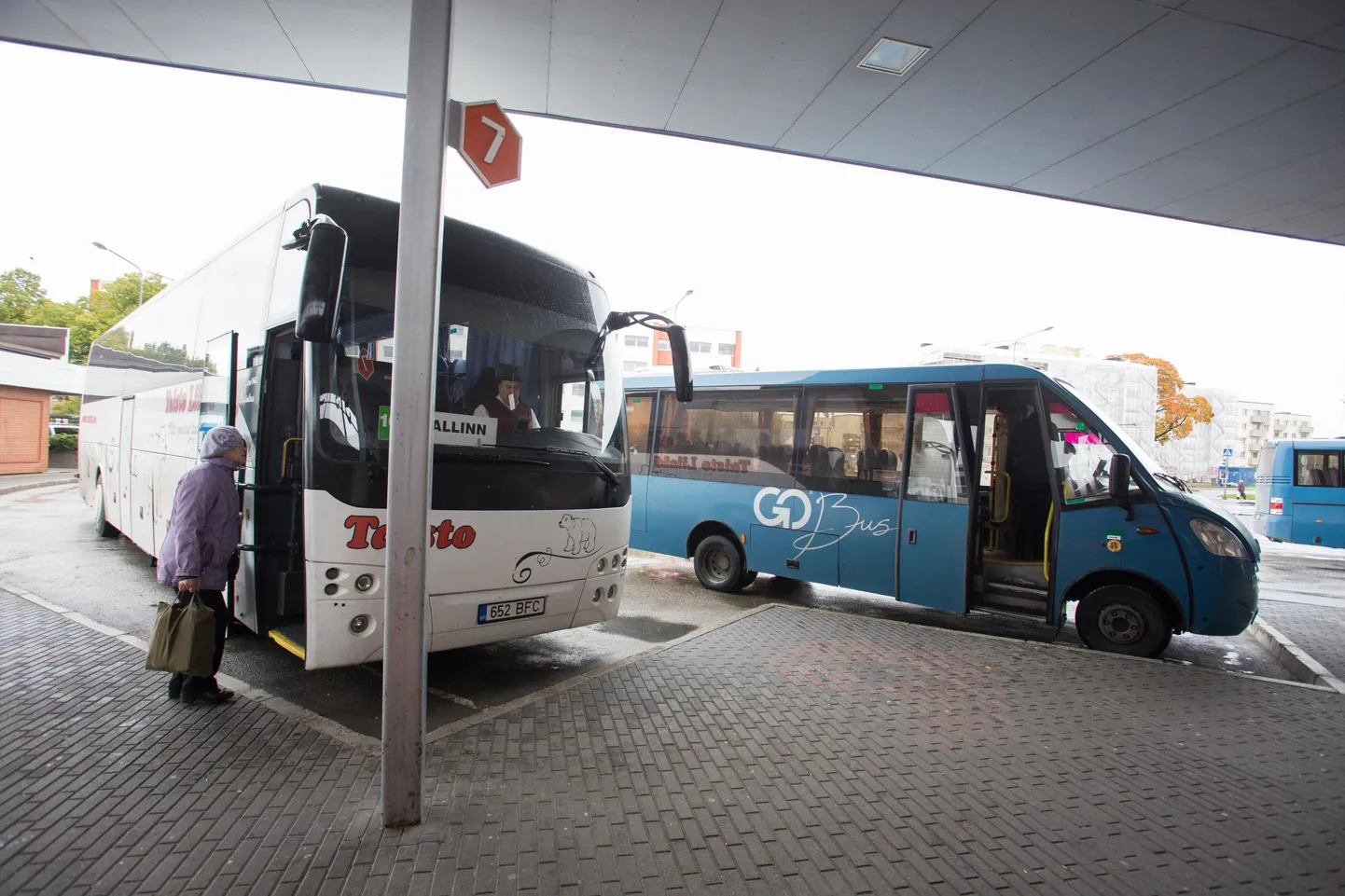 Rakvere bussijaam. FOTO: Marianne Loorents