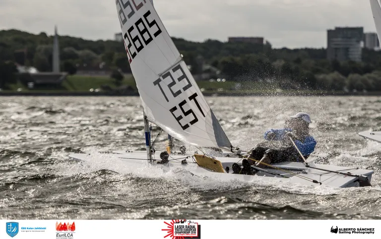Norman Järve, R.O.PK EST192685 - Laser Radial Noorte Euroopa Meistrivõistlused 2016 - 10.08.2016 - foto Alberto Sanchez