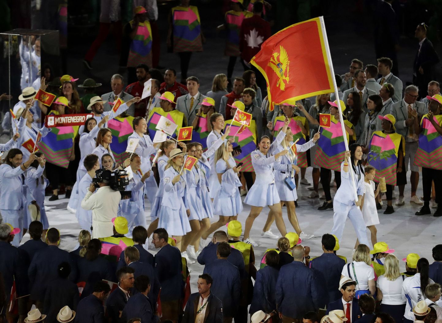 Montenegro olümpiakoondis avatseremoonial.