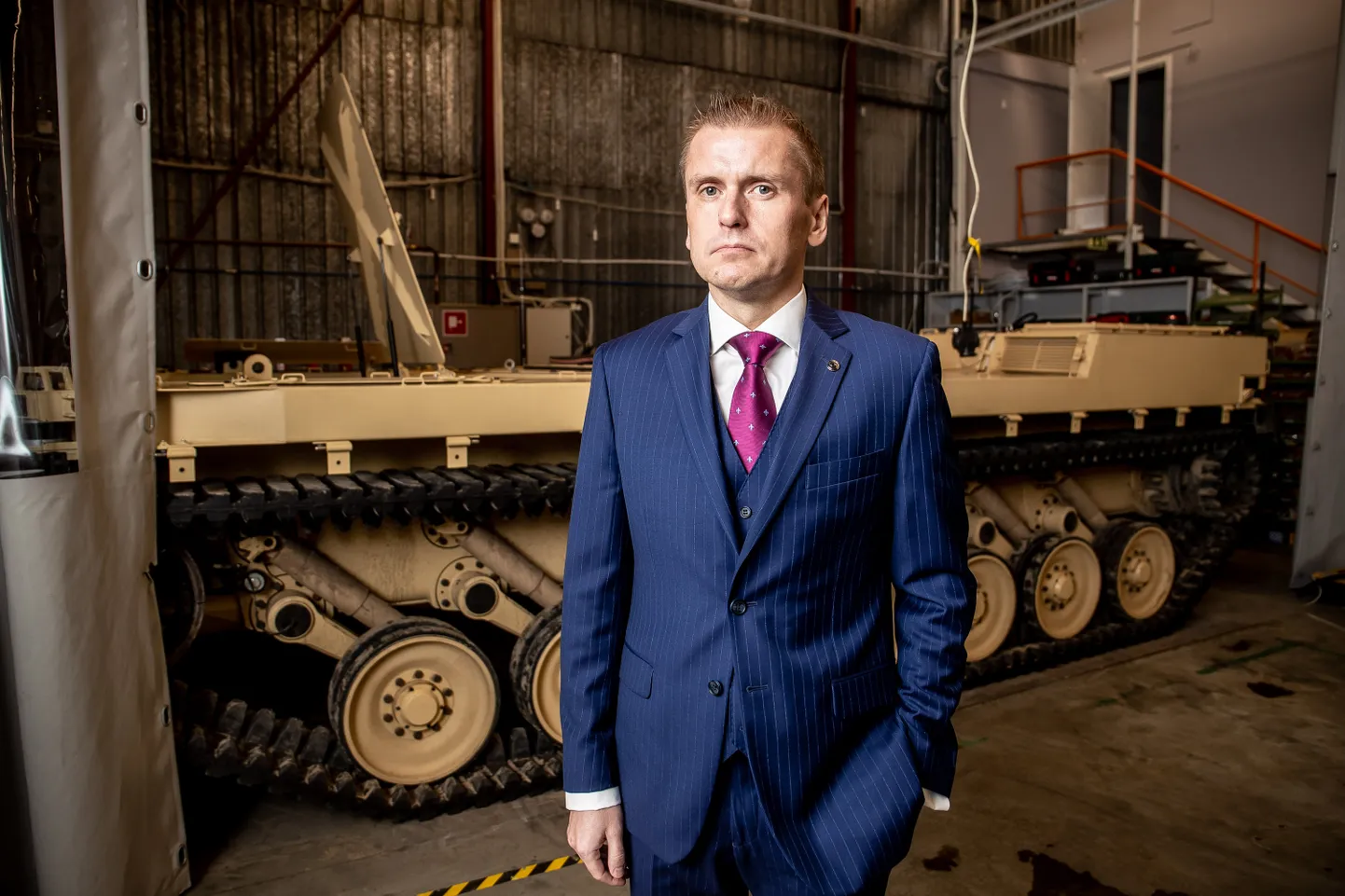 Milrem Roboticsi asutaja ja suurosanik Kuldar Väärsi.