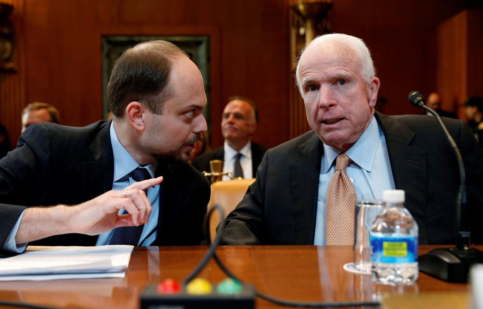 Vene opositsionäär Vladimir Kara-Murza ja endine USA senaator John McCain.