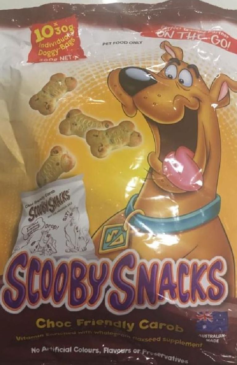 Scooby Doo koertele mõeldud krõbinad.