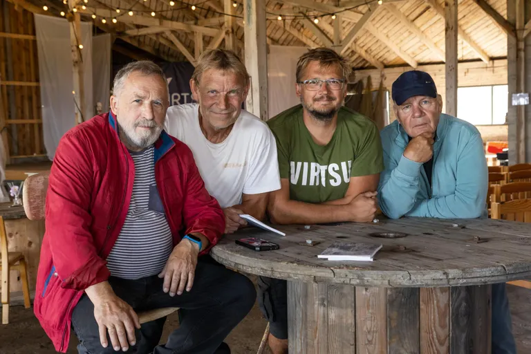 Aimar Roomets, Raul Kesküla, Henrik Raave ja Mardo Leiumaa loodavad, et sügisel saab detailplaneering kehtestatud ja kvartali arendamisega võib hoogsalt edasi minna.