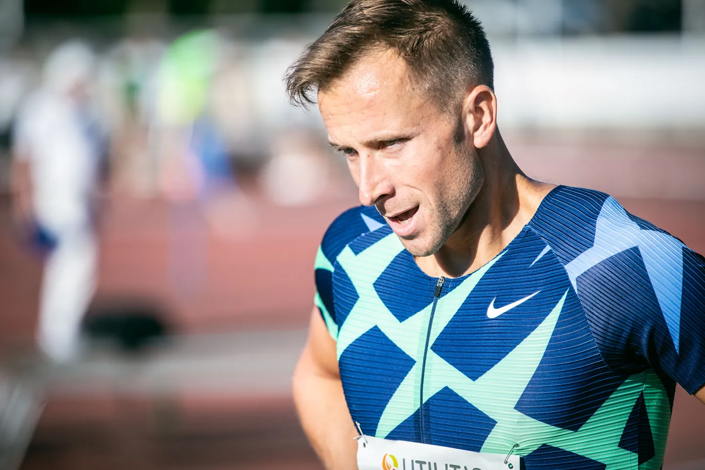 08.08.2020, Tallinn. 
Eesti meistrivõistlused kergejõustikus Kadrioru staadionil. 
Pildil Rasmus Mägi

Estonian championships at Kadrioru Stadium, Tallinn.
FOTO: MADIS VELTMAN/POSTIMEES