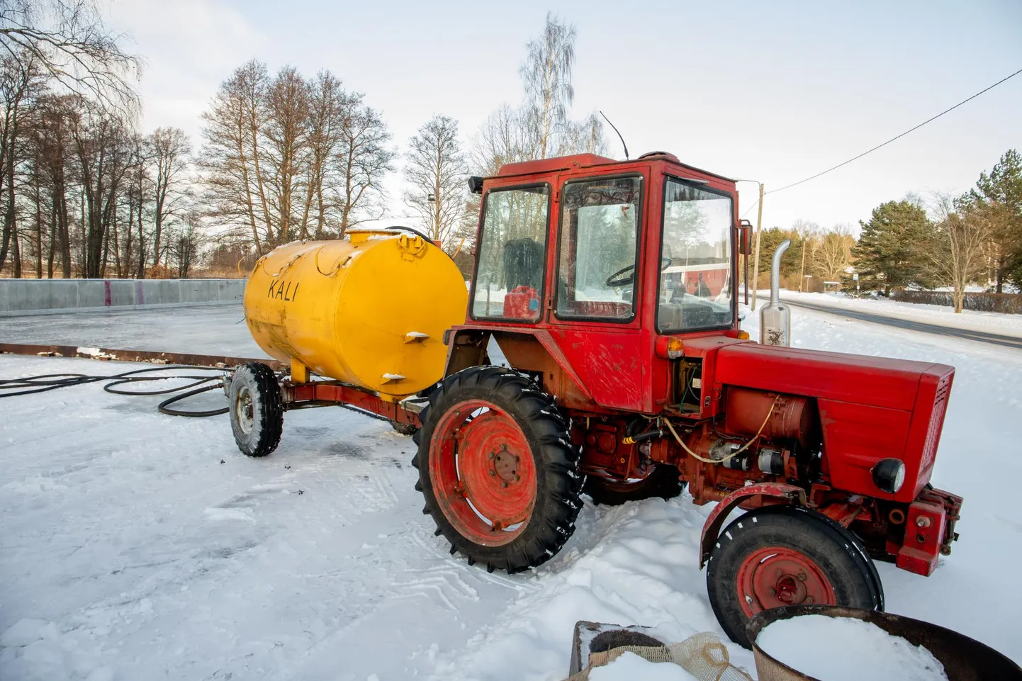 Traktor. Pilt on illustratiivne.