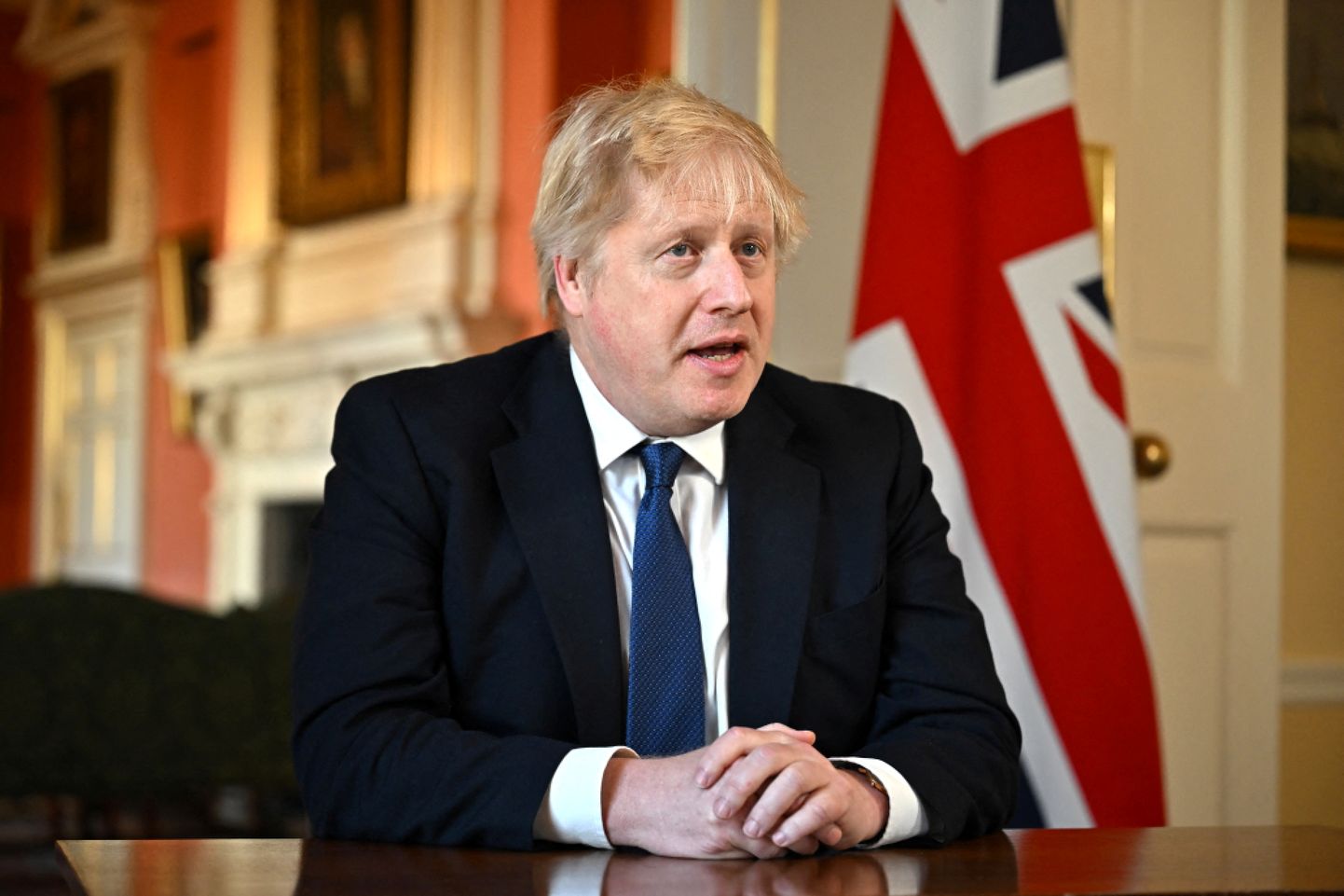 Lielbritānijas premjerministrs Boriss Džonsons.