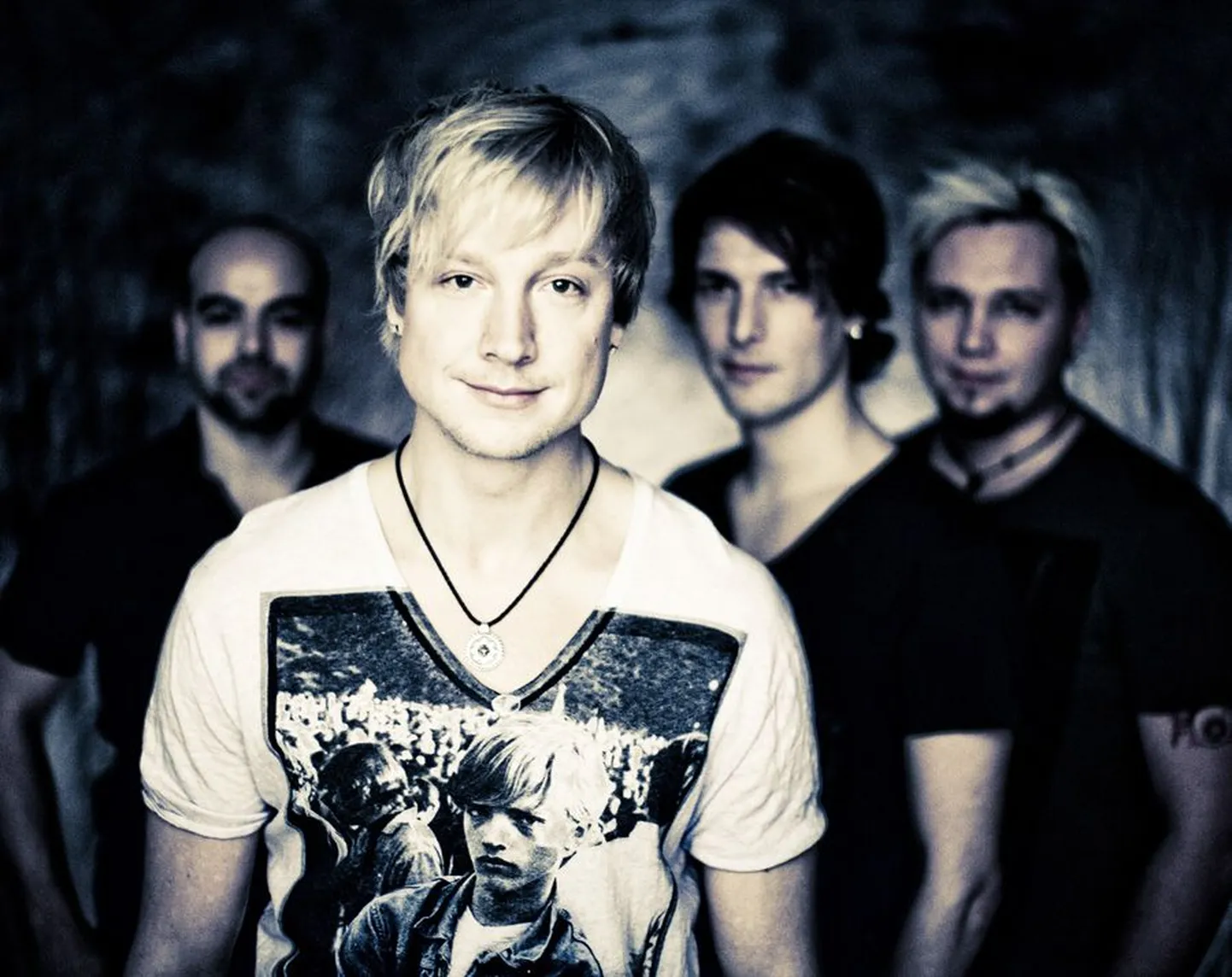 Soome popim punt Sunrise Avenue, esiplaanil laulja ja peamine laulukirjutaja Samu Haber.
