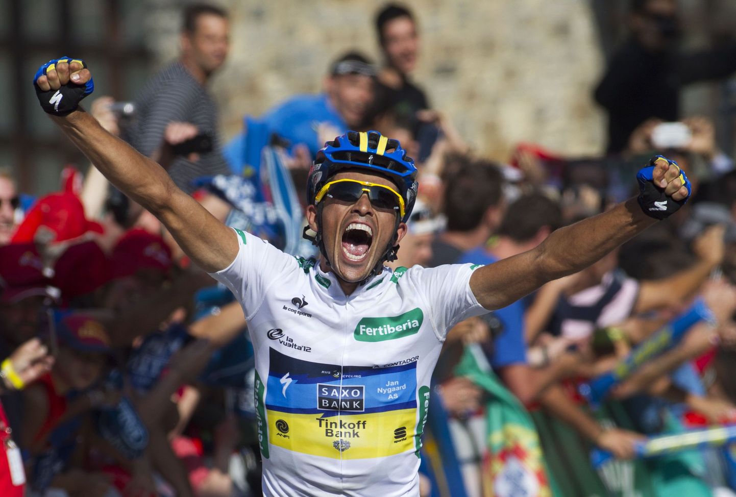 Alberto Contador võitis Vuelta 17. etapi.