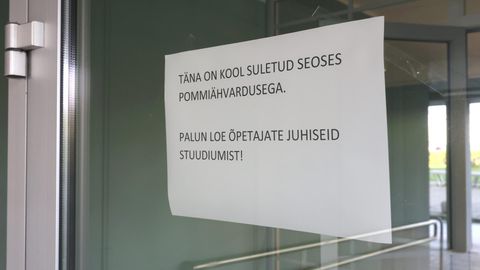 Suur osa Tallinna koole sai pommiähvarduse