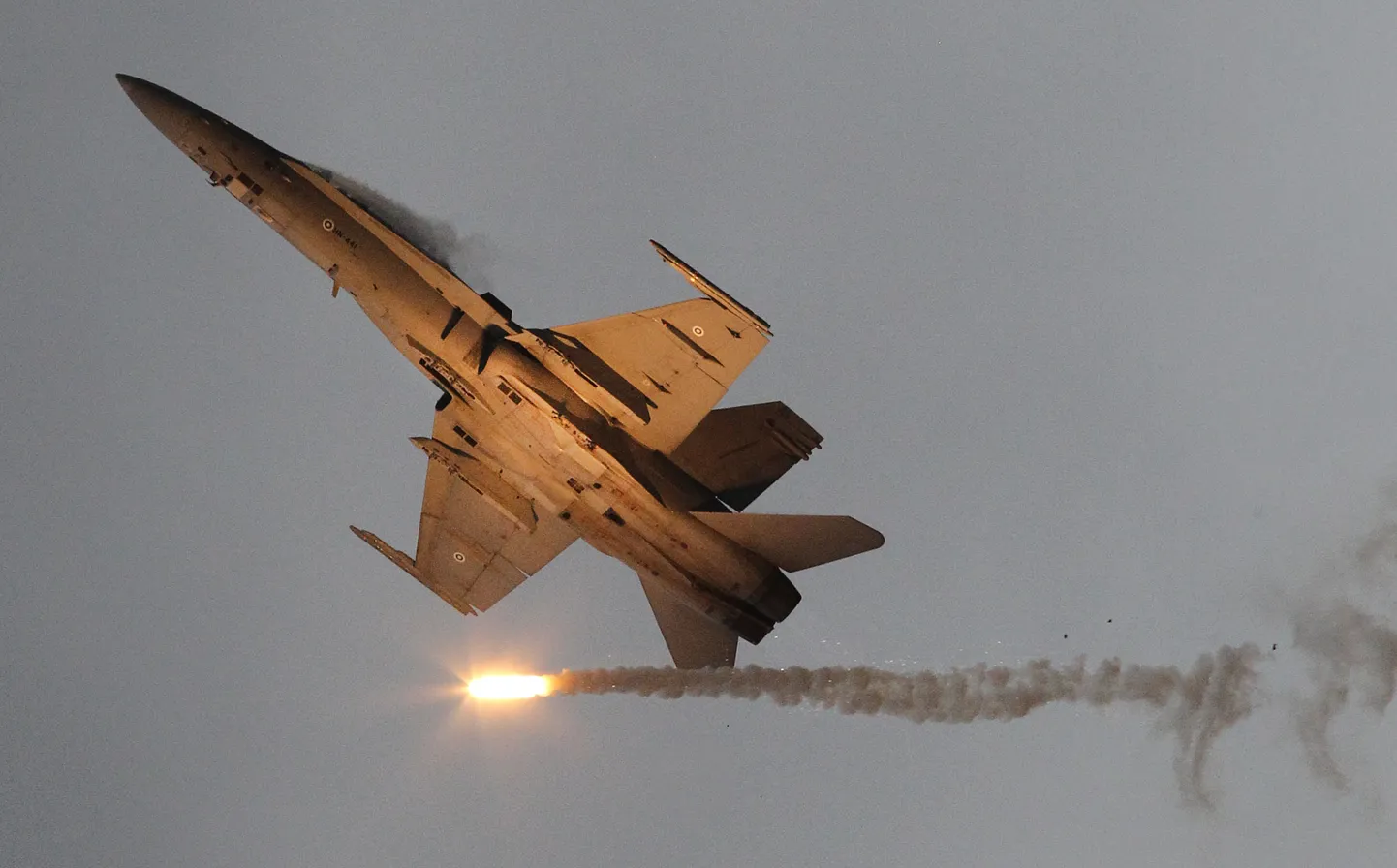 Soome õhujõudude Hornet.