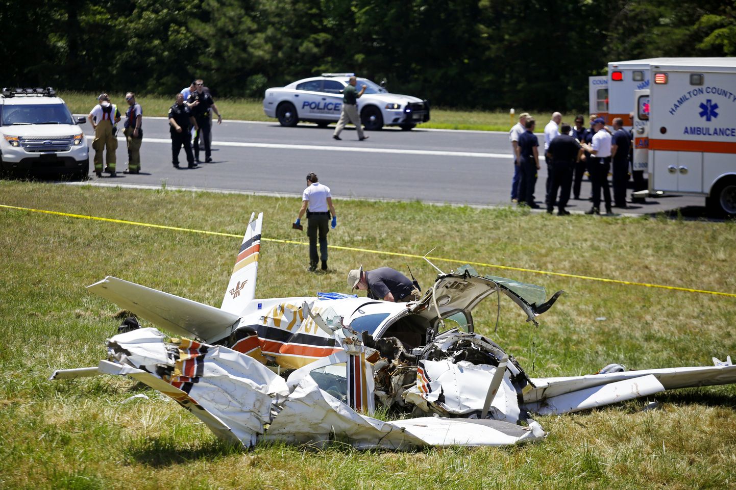 Chattanooga lähedal asuvas Collegedale´s kukkus alla väikelennuk.