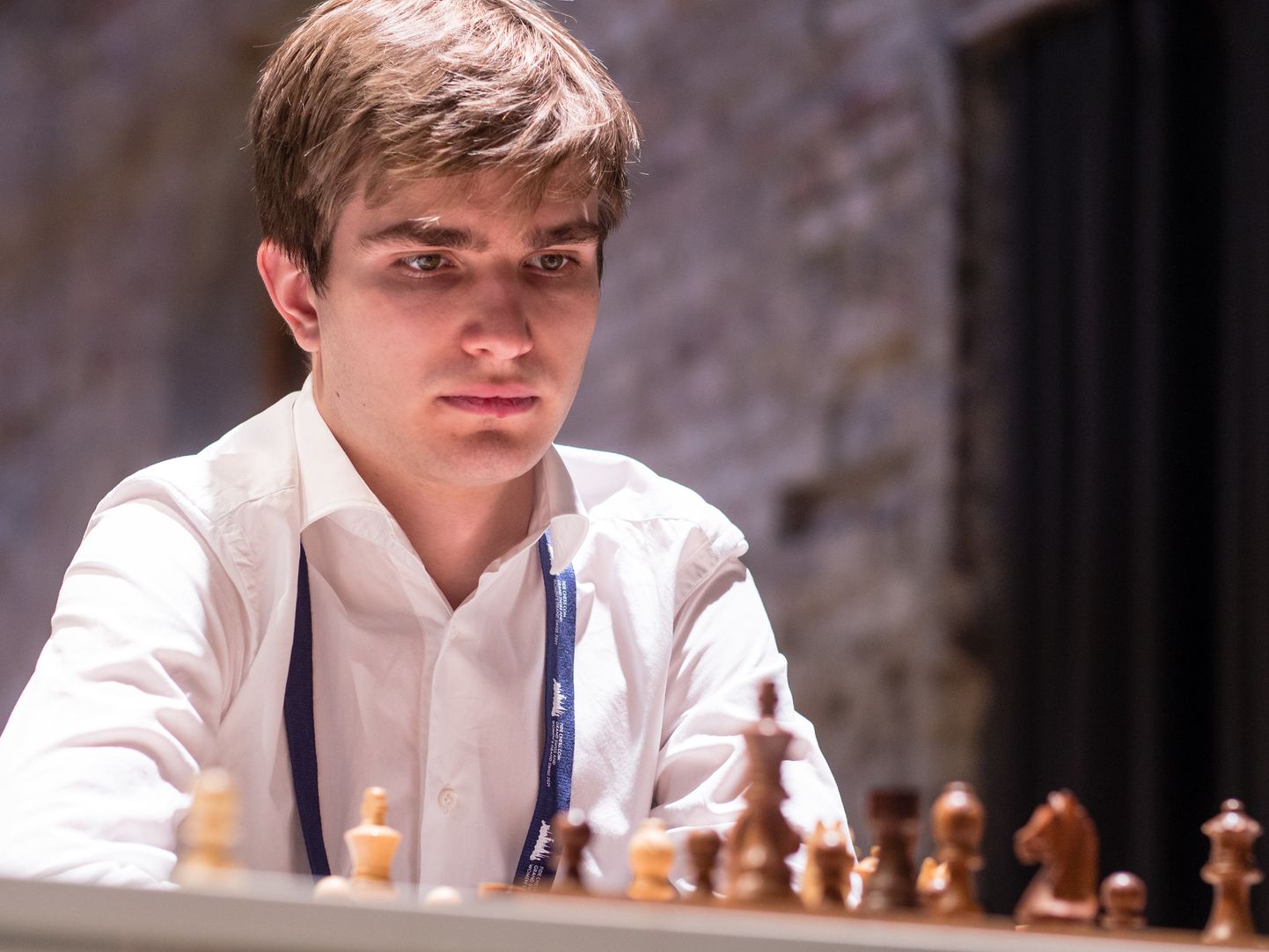 Российский шахматист, чемпион Европы Алексей Сарана