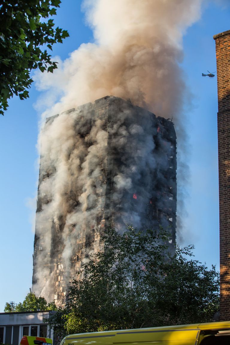 Londoni Grenfell Toweri põleng.