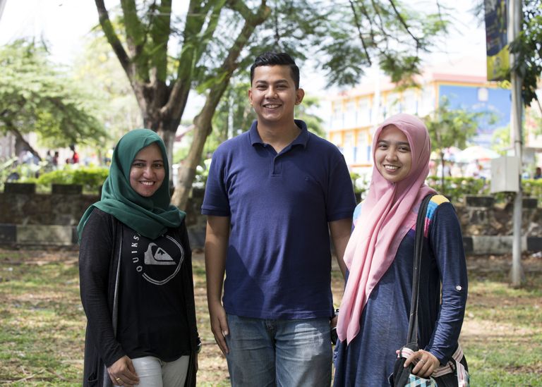 Vasakult Nanda, Meriza ja Wila, kelleta Banda Aceh oleks olnud meie jaoks teistsugune koht.