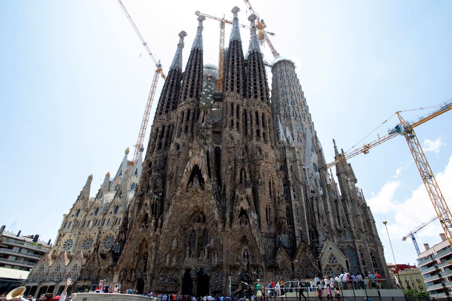 Hispaania üks turismimagneteid Sagrada Família basiilika Barcelonas.