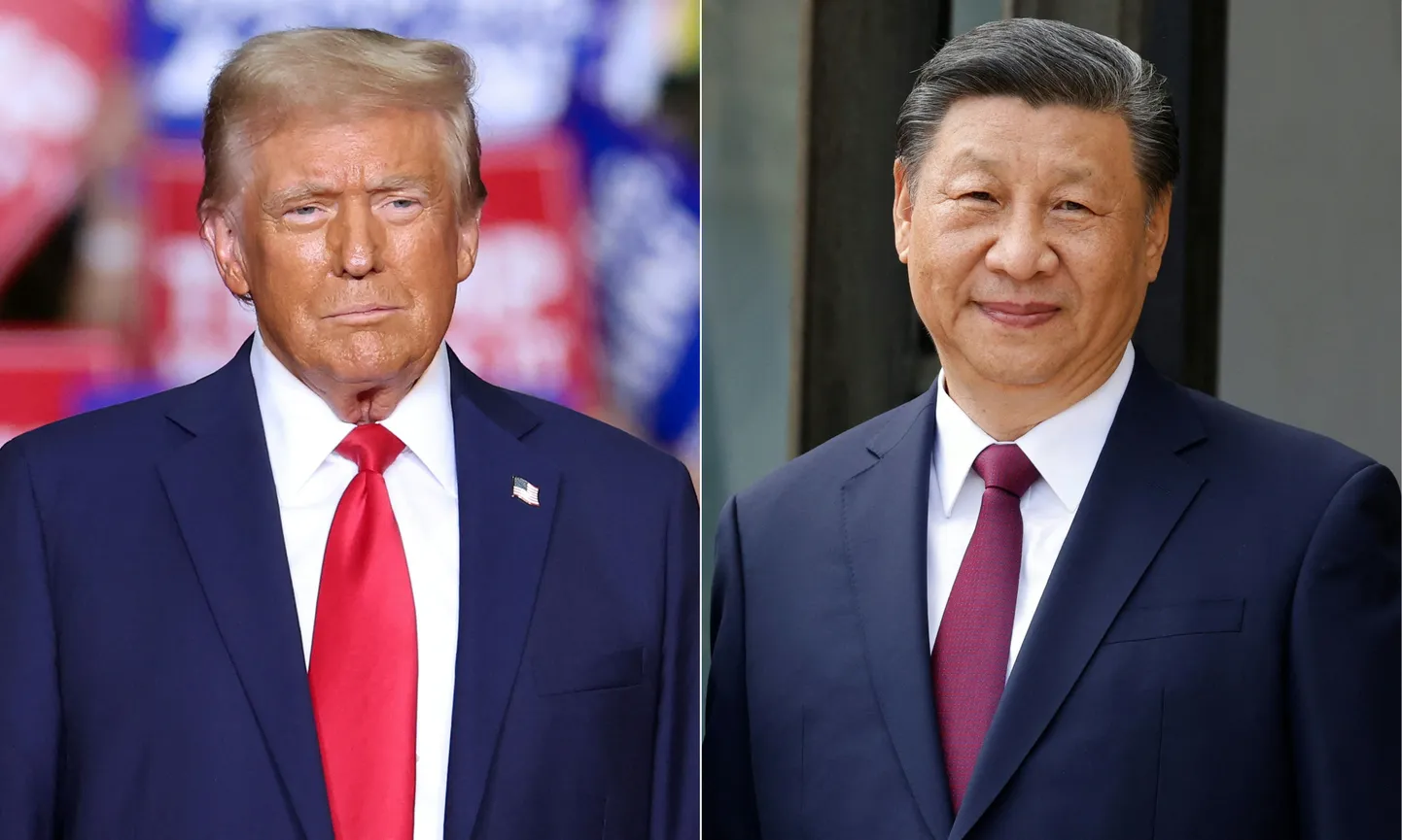 Дональд Трамп и Си Цзиньпин