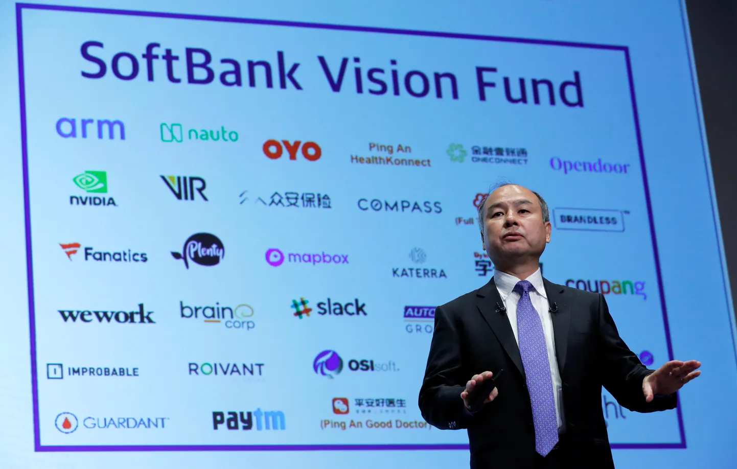 SoftBanki juht Masayoshi Son.