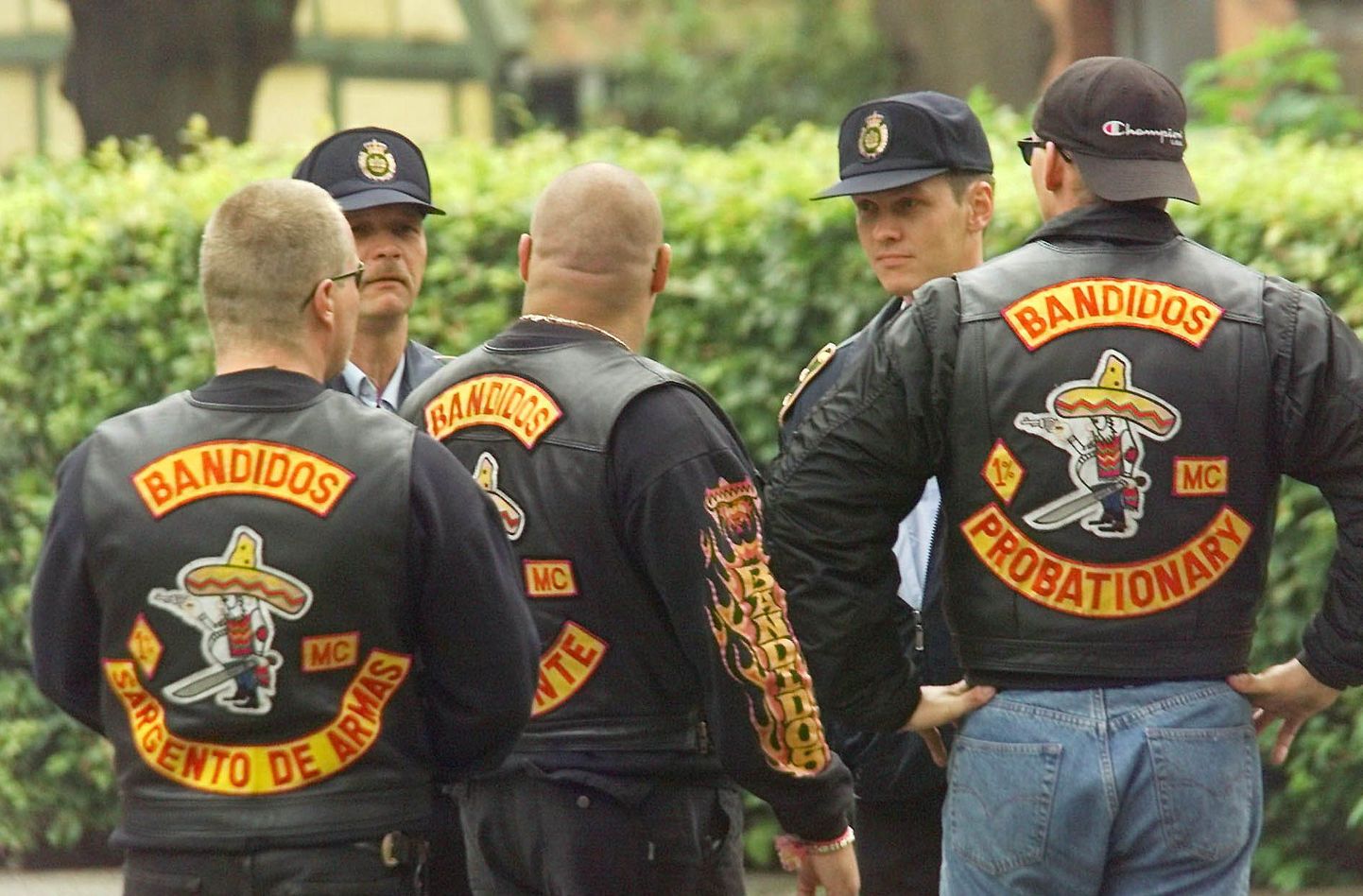 Motojõugu Bandidos liikmed 1999. aastal Taanis.