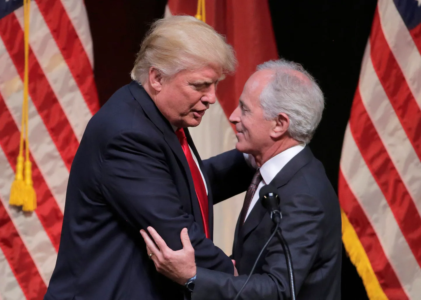Дональд Трамп и Боб Коркер.
