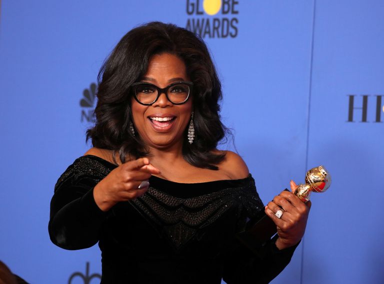 Oprah Winfrey eile saadud auhinnaga.