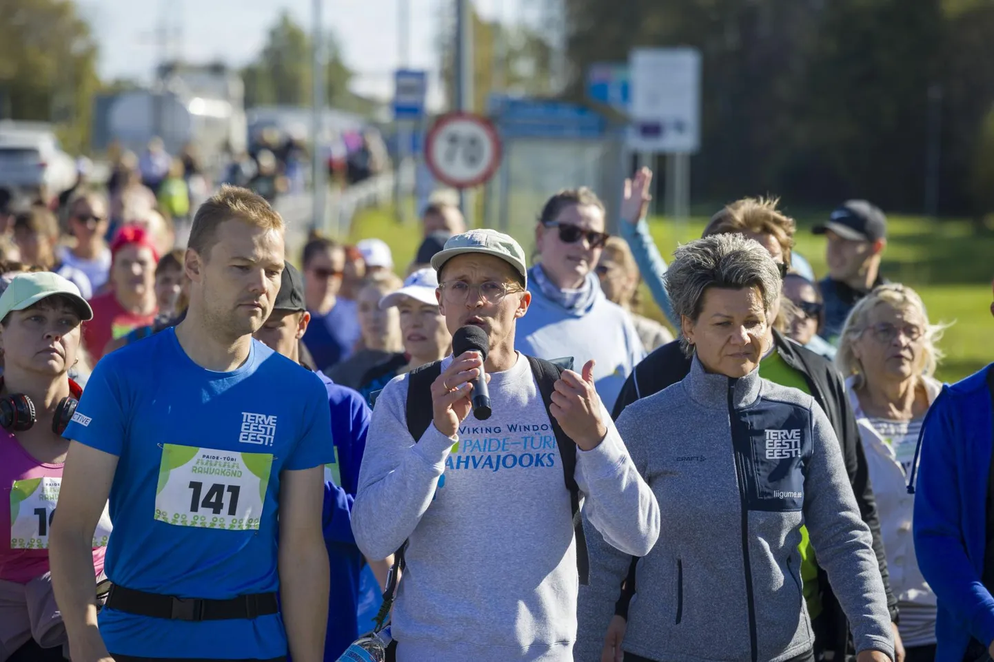 Paide-Türi rahvakõnd Tõnis Niinemetsaga tõi liikuma 124 inimest.