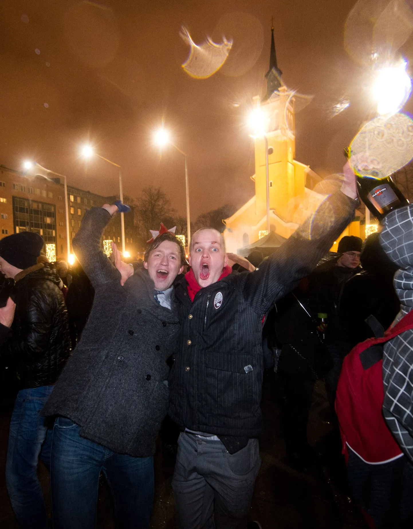 TLMPM03: AASTAVAHETUS :TALLINN, EESTI, 01JAN13.
Kesklinna linnaosa valitsuse korraldatud uusaastapidu Tallinnas Vabaduse väljakul.
mm/Foto MIHKEL MARIPUU/POSTIMEES