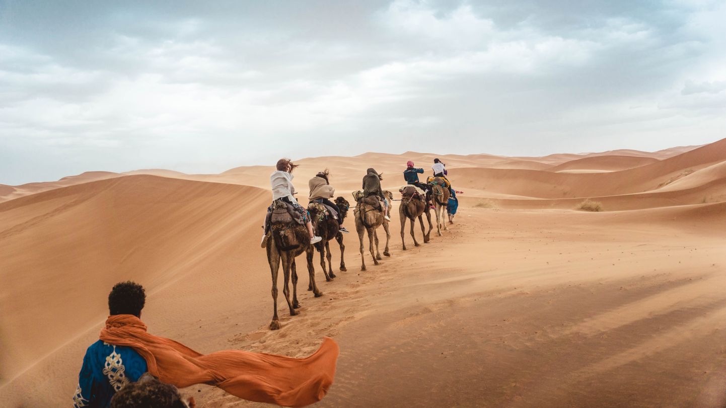Sahāras tuksnesis Marokā