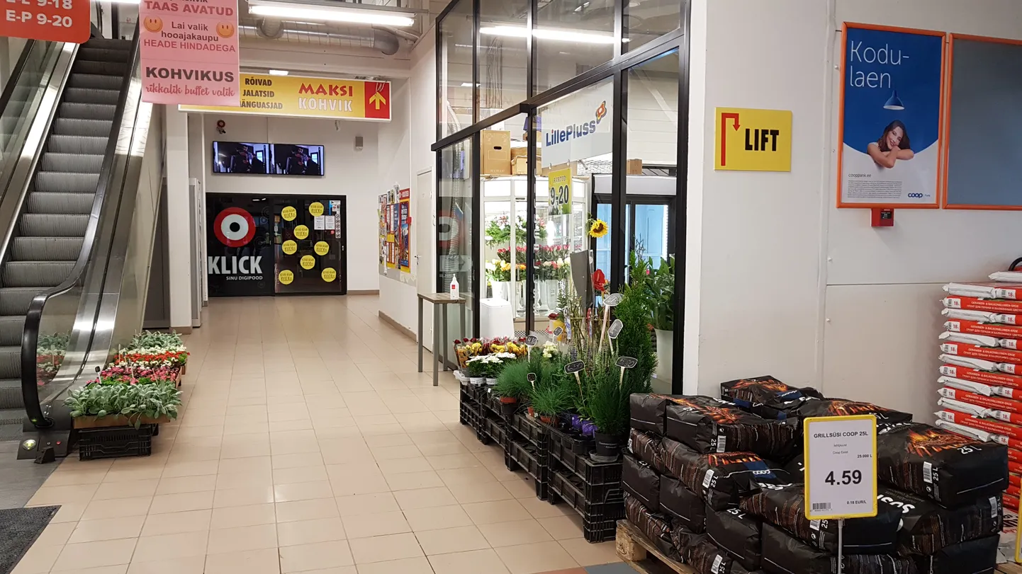 Järvamaa kauplused eemaldasid kauplustest istepingid juba eriolukorra alguses.