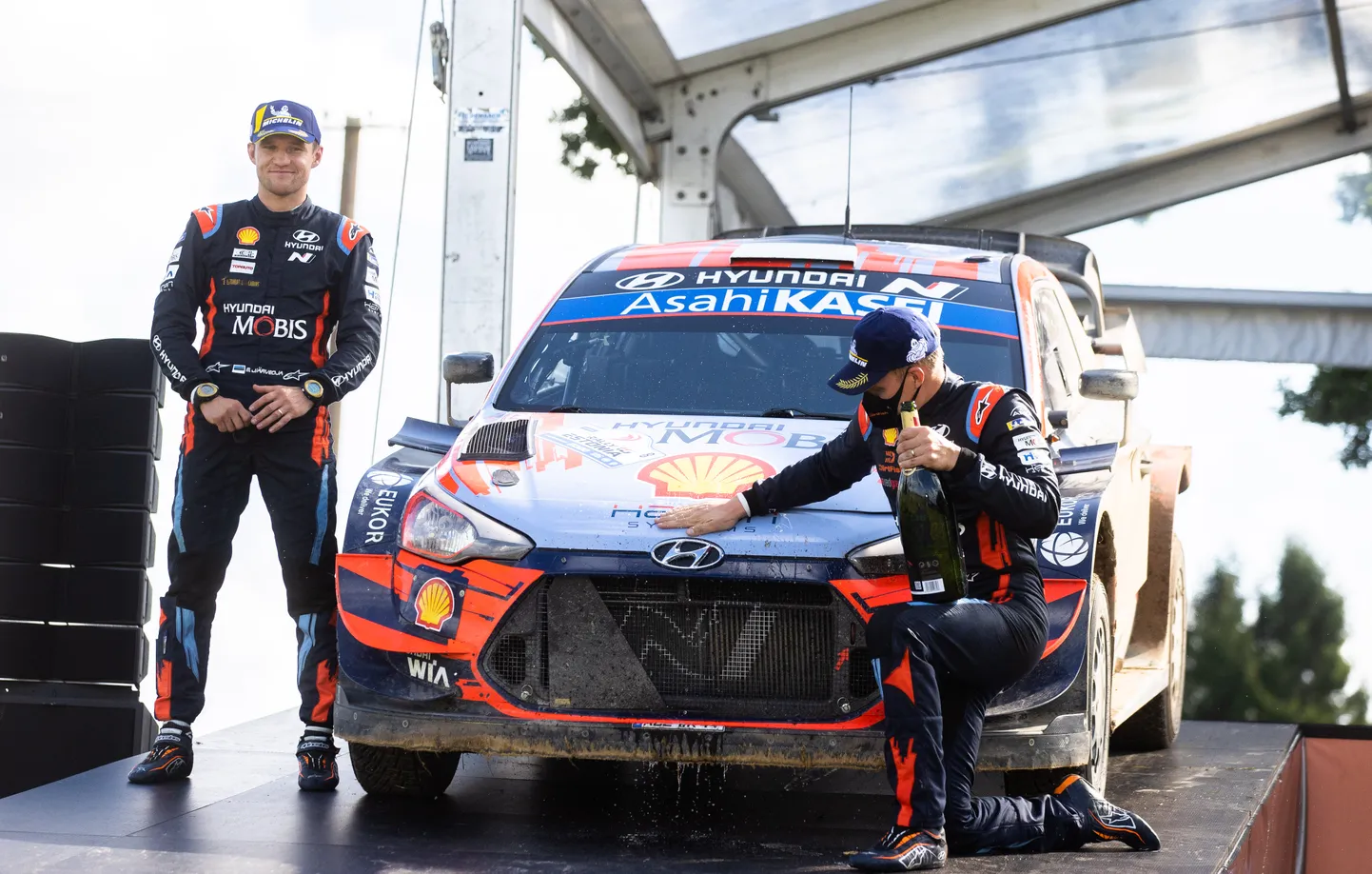 Rally Estonia võitjad Ott Tänak ja Martin Järveoja.