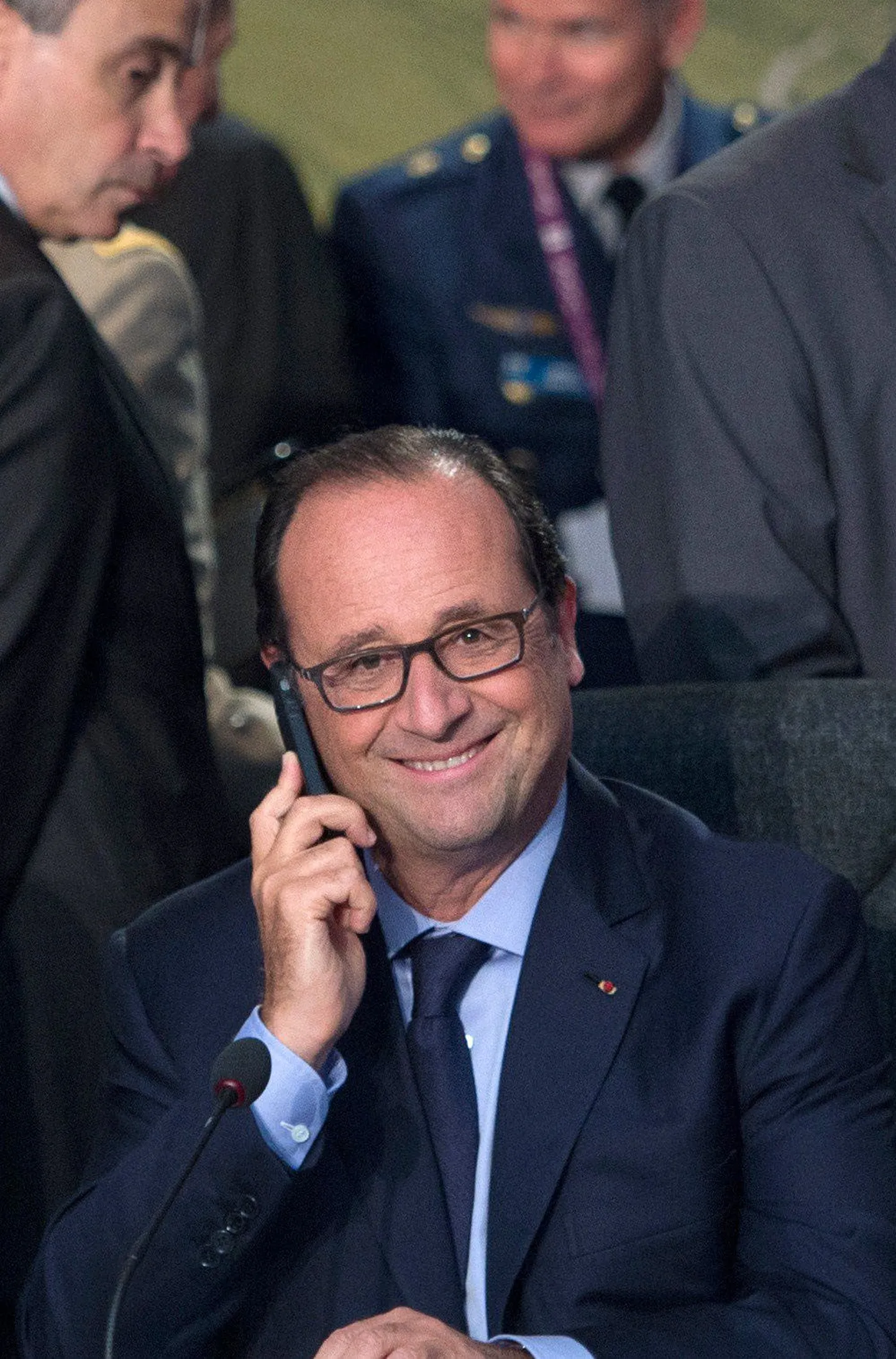 Президент Франции Франсуа Олланд на саммите НАТО в Уэльсе.