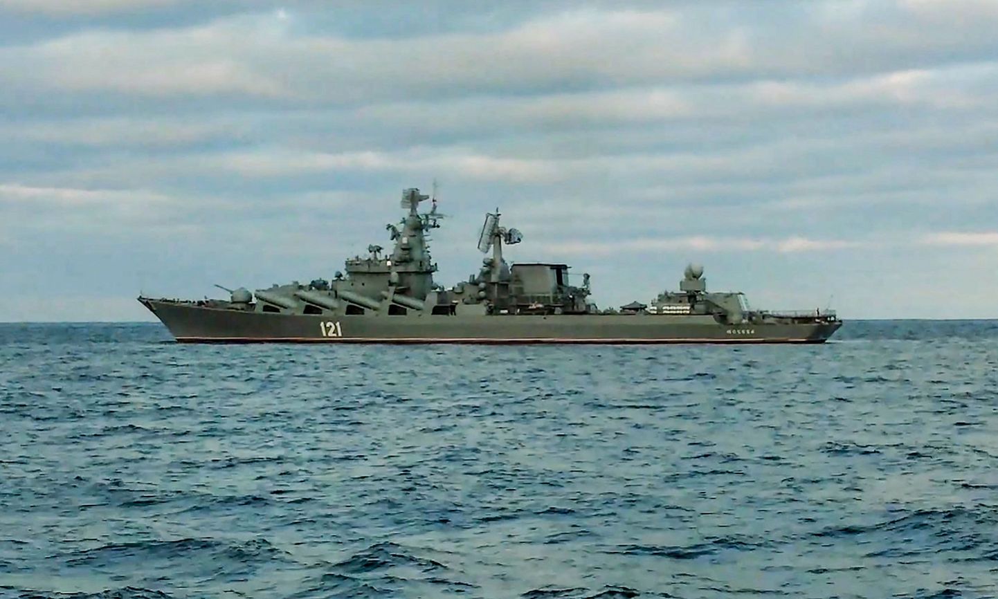 Sõjalaev Moskva.