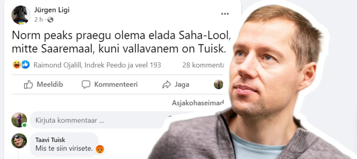 В связи с текущими погодными условиями и ситуацией на Сааремаа, фамилия старейшины волости Микка Туйска, которая на русском звучала бы как Метелица, смешит народ