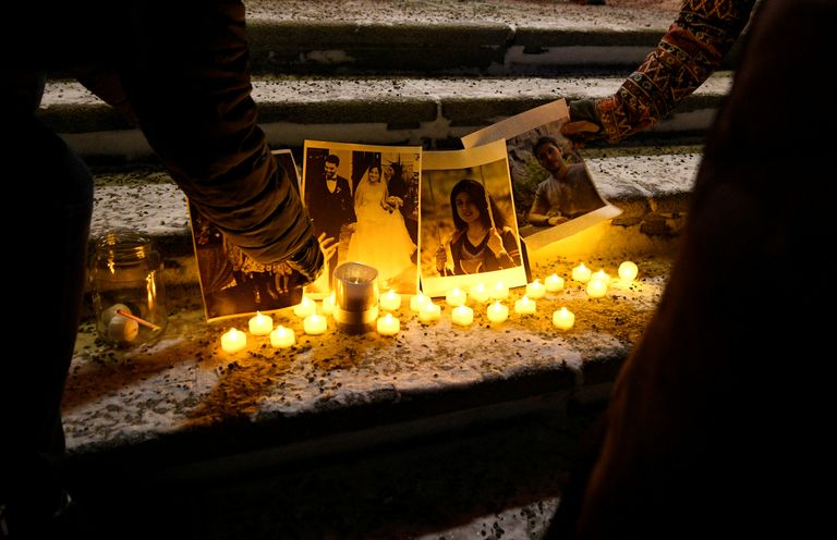 Teheranis Ukraina lennukiga toimunud õnnetuses elu kaotanute mälestamine Kanadas Edmontonis
