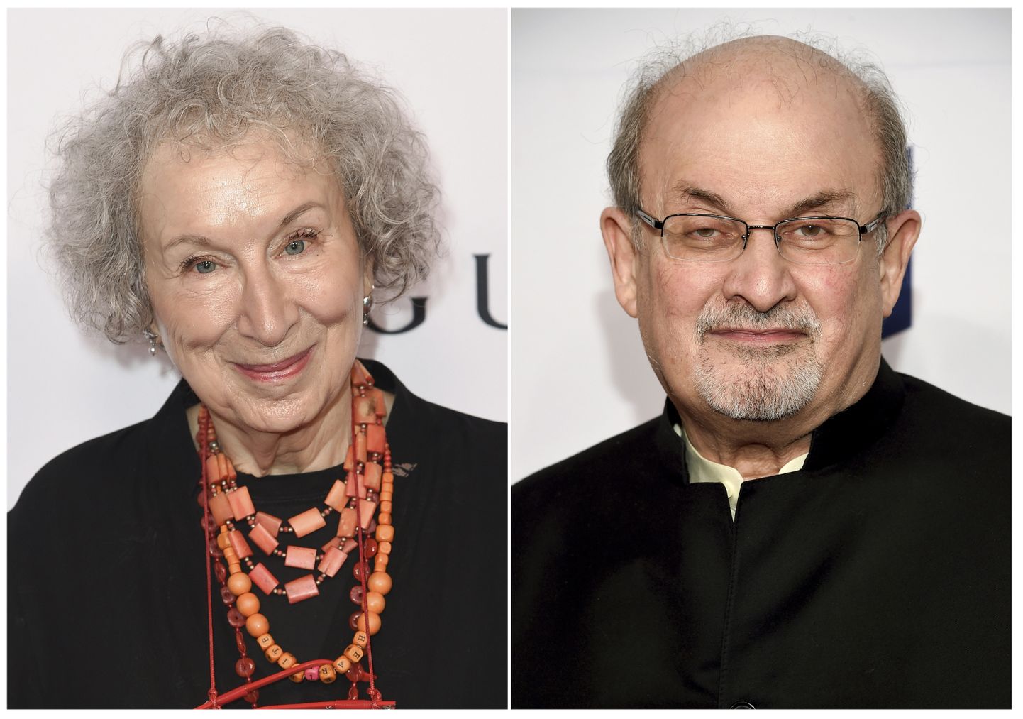 Margaret Atwood ja Salman Rushdie.