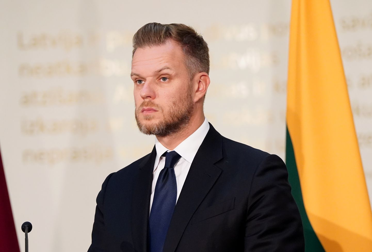 Lietuvas ārlietu ministrs Gabrieļus Landsberģis.